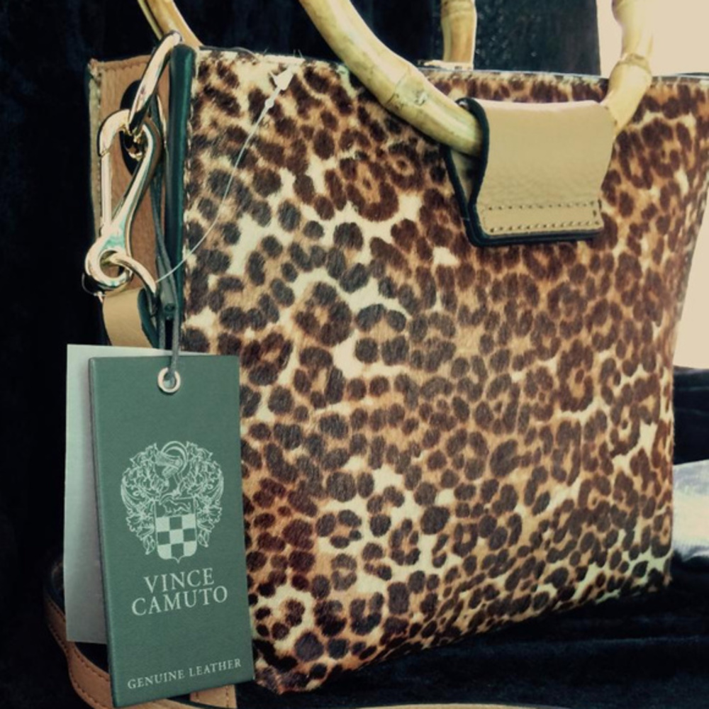 Vince Camuto Leather & Calf Hair Crossbody
